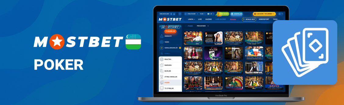 Mostbet Poker o‘yinlari va turnirlari