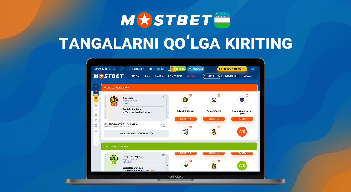 Mostbet sodiqlik dasturi tangalari